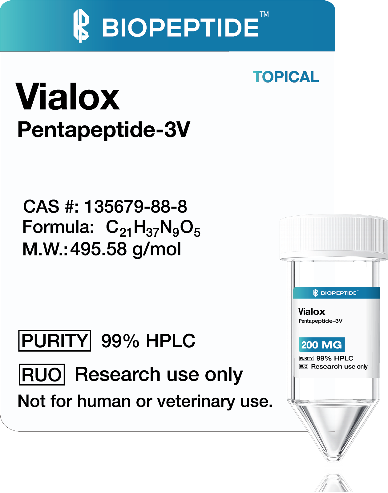 Vialox® (Pentapeptide-3V) 200mg – Topical